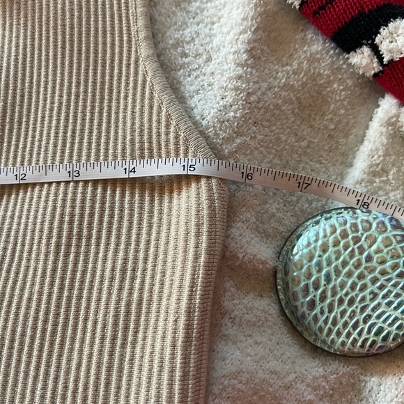 🤎HOUSE OF HARLOW Ribbed Collared Dress Sculpt Knit Polo Dress-SZ M🤎NWT - Picture 12 of 16